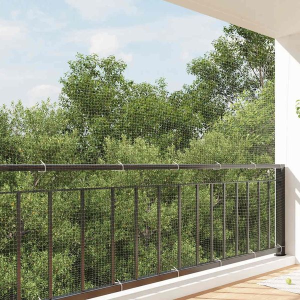 vidaXL Katzennetz Transparent 8x3 m Nylon 42003057