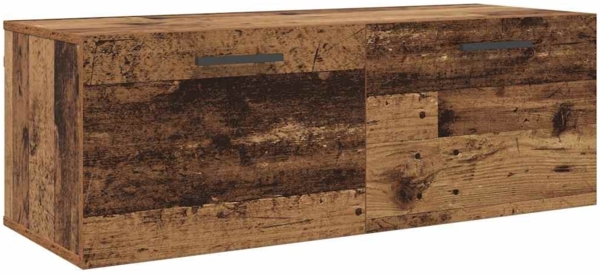 vidaXL Wandschrank Altholz 100 x 36,5 x 35 cm Holzwerkstoff 879573