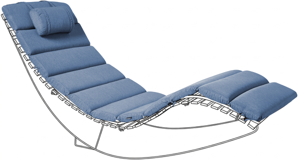 Liegenauflage BRESCIA PREMIUM 180 x 60 cm Blau