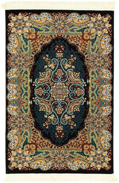 Orientteppich »Ahu« 200 x 80 cm - schwarz - läufer