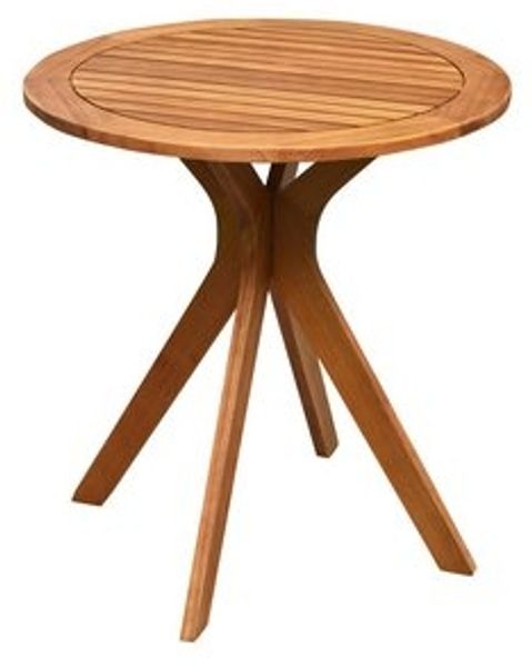 KOMFOTTEU Gartentisch, Ø70cm Beistelltisch, mit stabilem Kreuzbein Bild 6