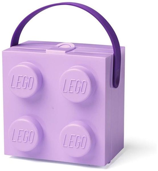 Lego Classic Lunch Box 4 mit Griff lila