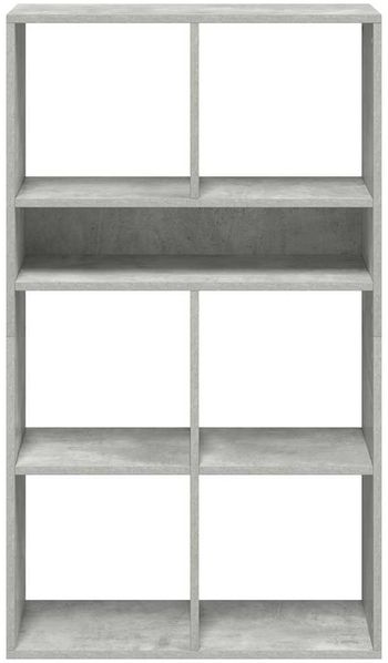 vidaXL Bücherregal Betongrau 66x31x112 cm Holzwerkstoff 860304 Bild 4