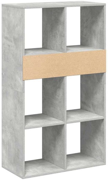 vidaXL Bücherregal Betongrau 66x31x112 cm Holzwerkstoff 860304 Bild 6