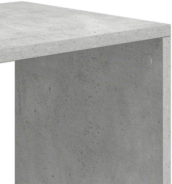vidaXL Bücherregal Betongrau 66x31x112 cm Holzwerkstoff 860304 Bild 7