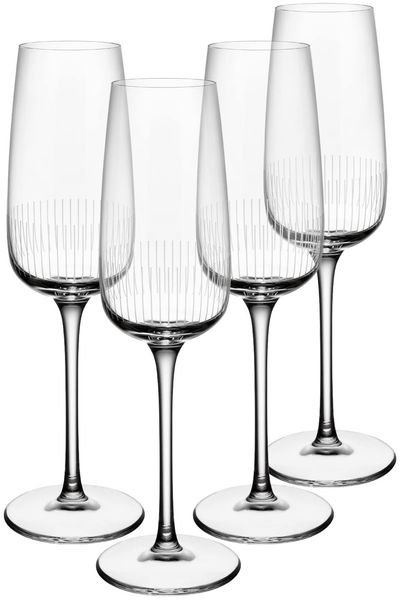 Villeroy & Boch Afina Sekt- / Champagnerglas 120 ml 4er Set
