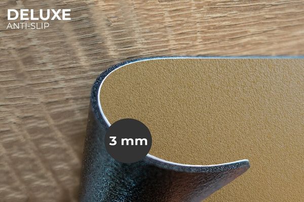 MuchoWow Platzset Metall - Gold - Design - Struktur - Chic, (6-St), Platzsets, Tischset, Abwaschbar, Tischsets, Platzdeckchen