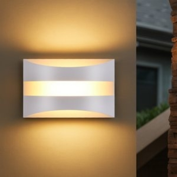 Nettlife LED Wandleuchte LED Wandleuchte Schwarz 5W 3000K, LED fest integriert, Warmweiß, für Wohnzimmer, Schlafzimmer, Flur, Treppenhaus, Arbeitszimmer Bild 6