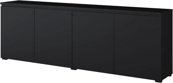 OTTO home Sideboard Modo, Breite 200 cm, moderne grifflose Kommode 4Türen, Anrichte mit viel Stauraum, Einlegeböden verstellbar