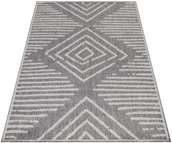 Outdoor Teppich Alessio Läufer - 60x100 cm - Grau Bild 3