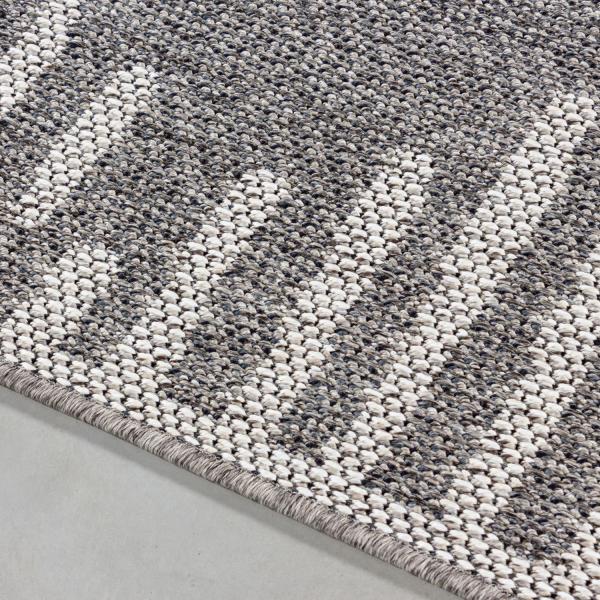 Outdoor Teppich Alessio Läufer - 60x100 cm - Grau Bild 4