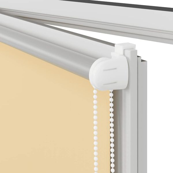 vidaXL Verdunkelungsrollo Beige 100x130cm Stoffbreite 95,7cm Polyester 4010712 Bild 12