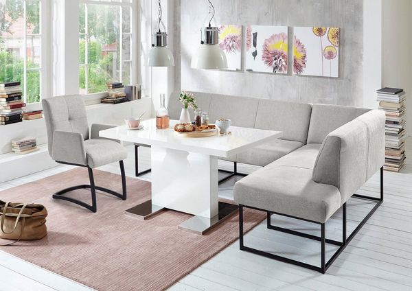 exxpo - sofa fashion Eckbank Affogato, bequem und elegant, hochwertige Detailverarbeitung, Frei im Raum stellbar