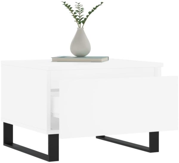 vidaXL Couchtische 2 Stk. Weiß 50x46x35 cm Holzwerkstoff 830877 Bild 8