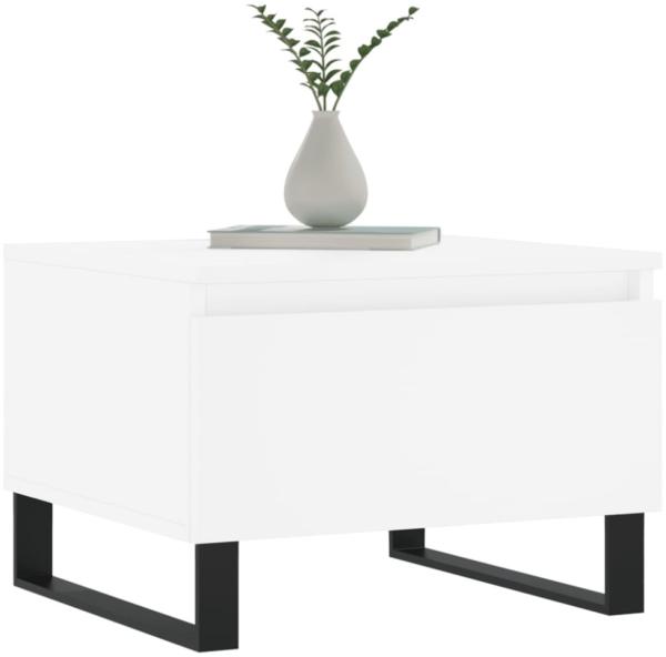 vidaXL Couchtische 2 Stk. Weiß 50x46x35 cm Holzwerkstoff 830877 Bild 4