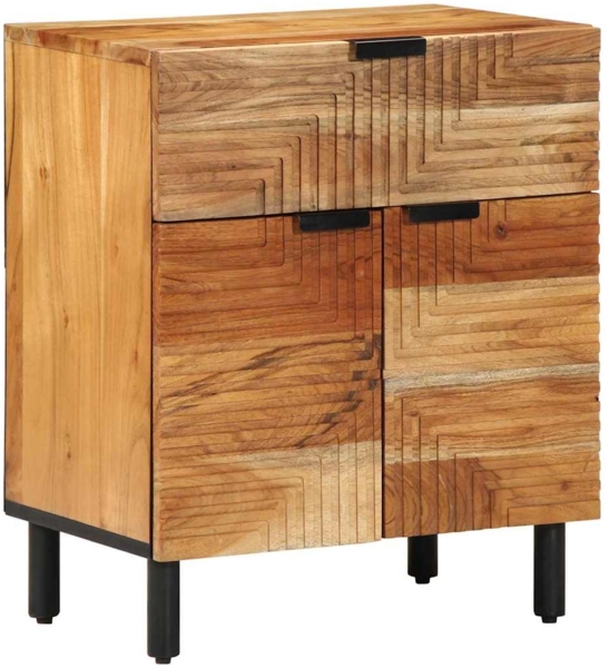 vidaXL Nachttisch Braun 50 x 33 x 60 cm Massivholz Akazie 4017767