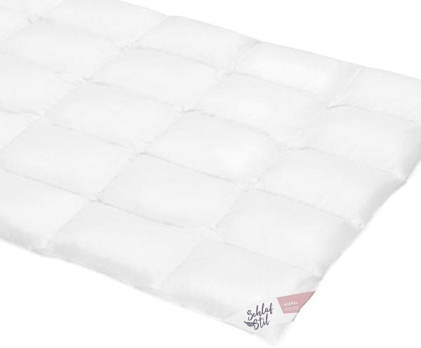 Schlafstil Daunendecke D400 medium, 90% Daunen, 10% Federn|135x200 cm