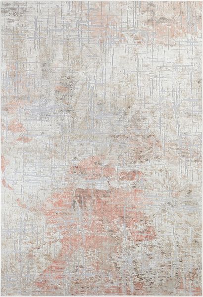 Kurzflor Teppich Chameis Beige Orange - 135x195x0,4cm