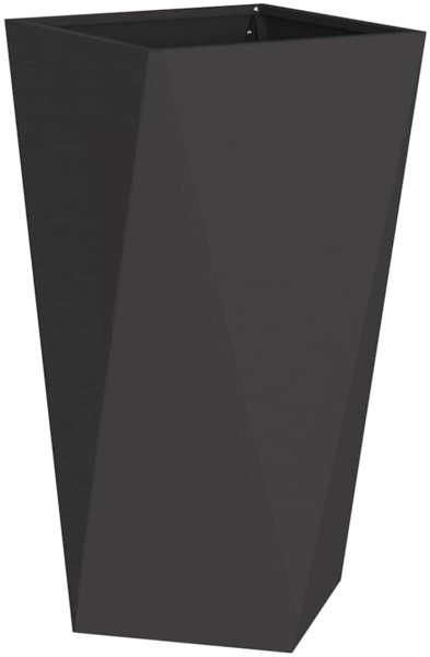 vidaXL Pflanzkübel Schwarz 40 x 40 x 75 cm Stahl 883780
