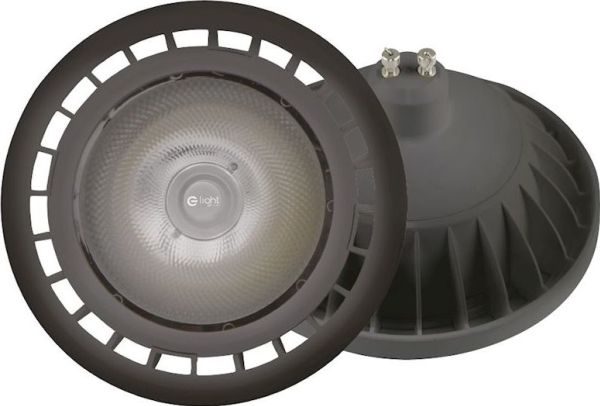 Eko-Light Glühbirne AR111 10W GU10 3000K/ grau