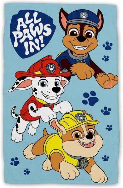 PAW PATROL Handtuch Handtuch 100% Baumwolle, 30x50 cm, schnelltrocknend & bedruckt