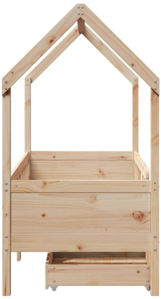 vidaXL Kinderbett mit Schubladen 70x140 cm Massivholz Kiefer 3302044 Bild 6