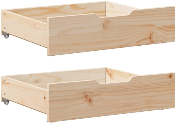 vidaXL Kinderbett mit Schubladen 70x140 cm Massivholz Kiefer 3302044 Bild 5