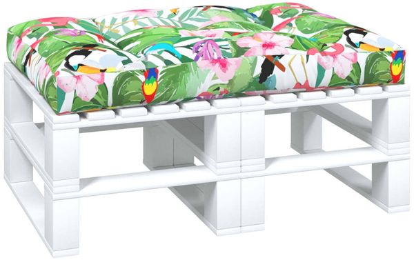 vidaXL Palettenkissen Mehrfarbig 120x80x12 cm Stoff 360530 Bild 3