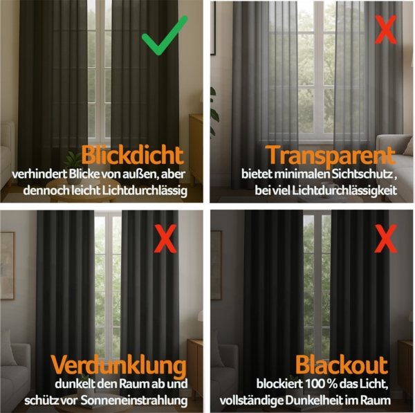 Bestlivings Blickdichte, Gardine mit Ösen, in vielen Größen und Farben 140x245 cm Türkis Bild 2