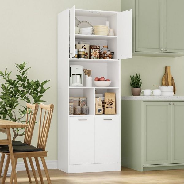 Homfa Hochschrank Badschrank Bücherschrank Badezimmerschrank 180x60x40cm