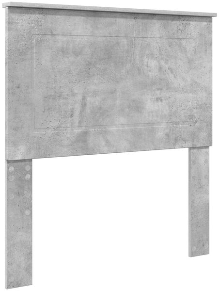 vidaXL Bettrahmen mit Kopfteil Beton Grau 75 x 190 cm Ingenieurs Holz 3409513 Bild 7