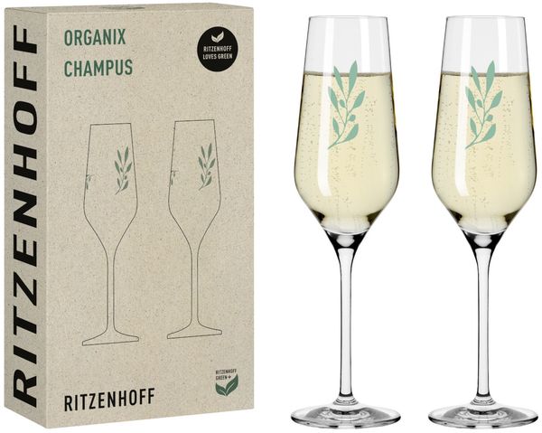 Ritzenhoff 3924001 Champagnerglas-Set #1 ORGANIX Romi Bohnenberg 2023