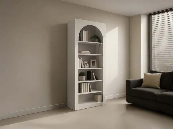 Vente-unique - Bücherregal mit 6 Fächern – Beige – CYMORA