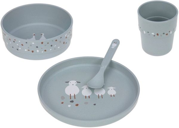 Lässig Tiny Farmer Sheep / Goose Geschirrset Blue
