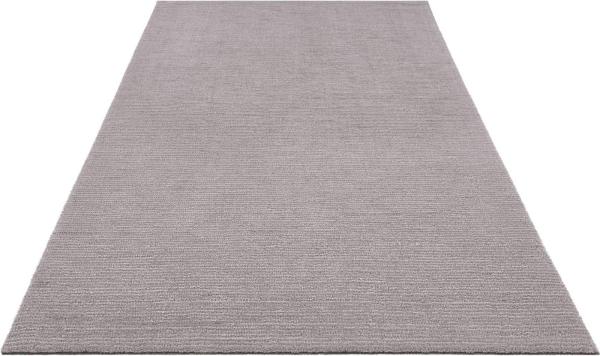 Kurzflor Teppich Supersoft Hellgrau - 80x150x1cm
