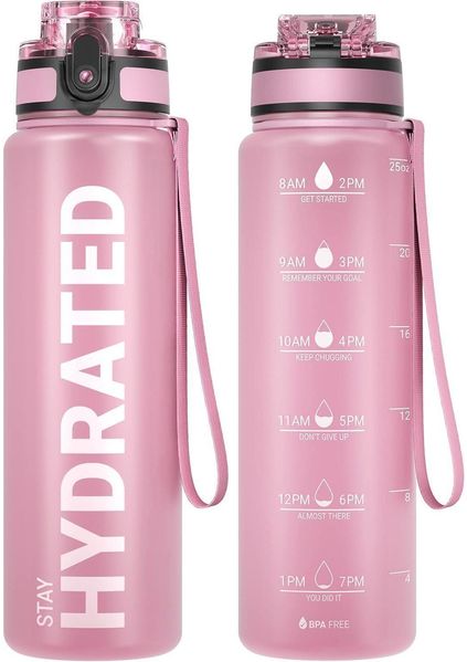 Sahara Sailor Trinkflasche Sport BPA-frei Tritan 750ML Rosa Topas