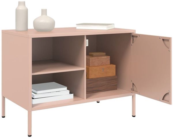 vidaXL TV-Schrank Rosa 68x39x50,5 cm Stahl 842996 Bild 5