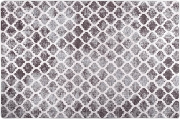 vidaXL Teppich Waschbar 80x150 cm Mehrfarbig Rutschfest 337976