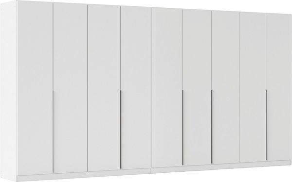 OTTO home Drehtürenschrank Kleiderschrank Schrank Garderobe AGORDO Schlafzimmer (in zwei Griff-Farben, Breiten 91-405 cm, Dekor- oder Hochglanzfront) durchdachte Innenausstattung, in 8 Breiten und 2 Höhen MADE IN GERMANY
