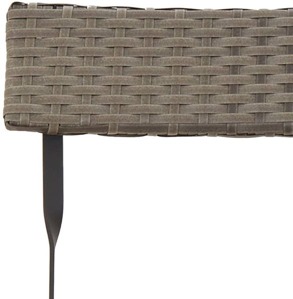 vidaXL Bistrostühle 6 Stk. Klappbar Grau Poly Rattan und Stahl 3152119 Bild 8