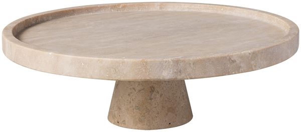 Villeroy & Boch Manufacture Travertine Servierschale mit Fuß ø 28 cm