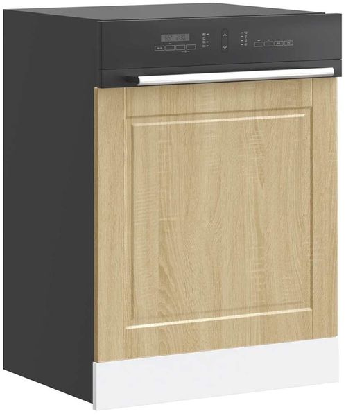 vidaXL Geschirrspülerblende Porto Sonoma-Eiche 60x1,5x57 cm 854140