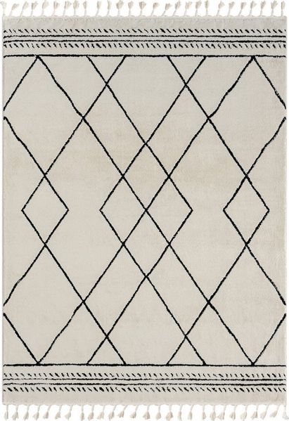 Myflair Möbel & Accessoires Hochflor-Teppich Moroccan Design, LAGERRÄUMUNG!, rechteckig, Höhe: 24 mm, modern, marokkanisches Design, Rauten Muster, weich durch Hochflor