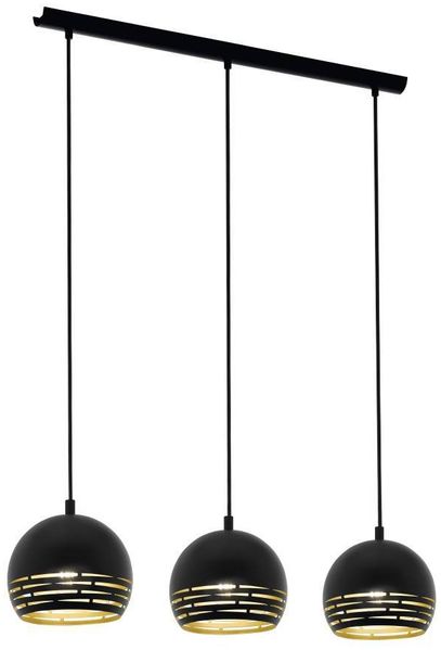 EGLO CAMASTRA Hängeleuchte, schwarz, gold