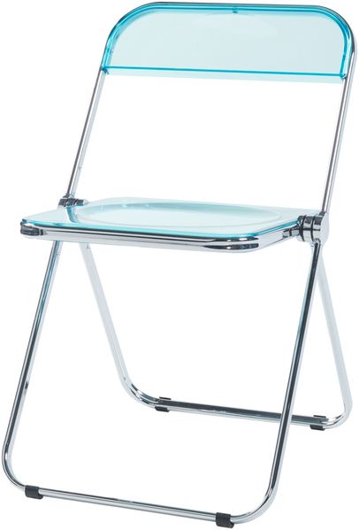 Klappstuhl Pornainen 2er Set Hellblau, transparent [en. casa] Bild 3