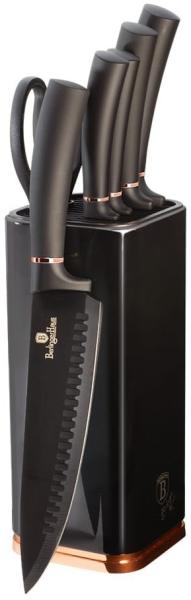 Berlinger Haus Berlinger Haus Messersatz 7 Elemente Black Rose Gold BH2422