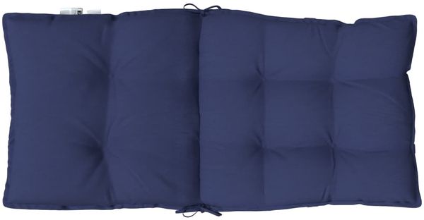 vidaXL Niedriglehner-Auflagen 4 Stk. Marineblau Oxford-Gewebe 377738 Bild 7