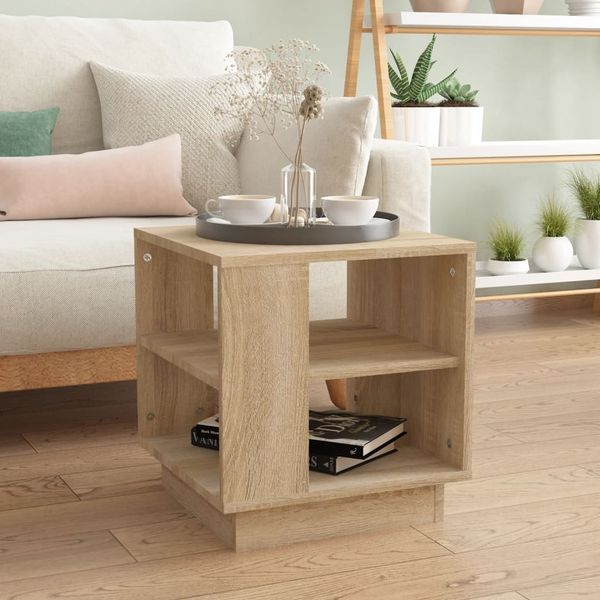 vidaXL Couchtisch Sonoma-Eiche 40x40x43 cm Holzwerkstoff 810301