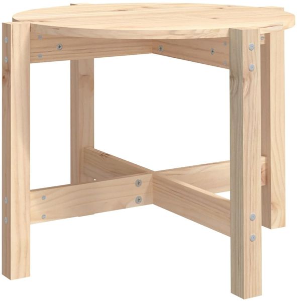 Couchtisch, Sofatisch Ø 62,5x45 cm Massivholz Kiefer