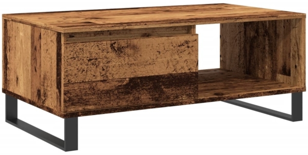 vidaXL Couchtisch Altholz-Optik 90x50x36,5 cm Holzwerkstoff 857338